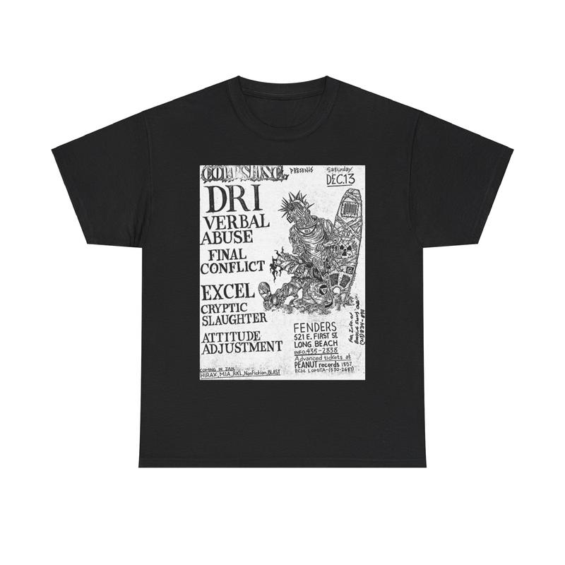 DRI Vintage Punk Rock Flyer Unisex T-Shirt S
DRI Vintage Punk Rock Flyer Unisex T-Shirt S