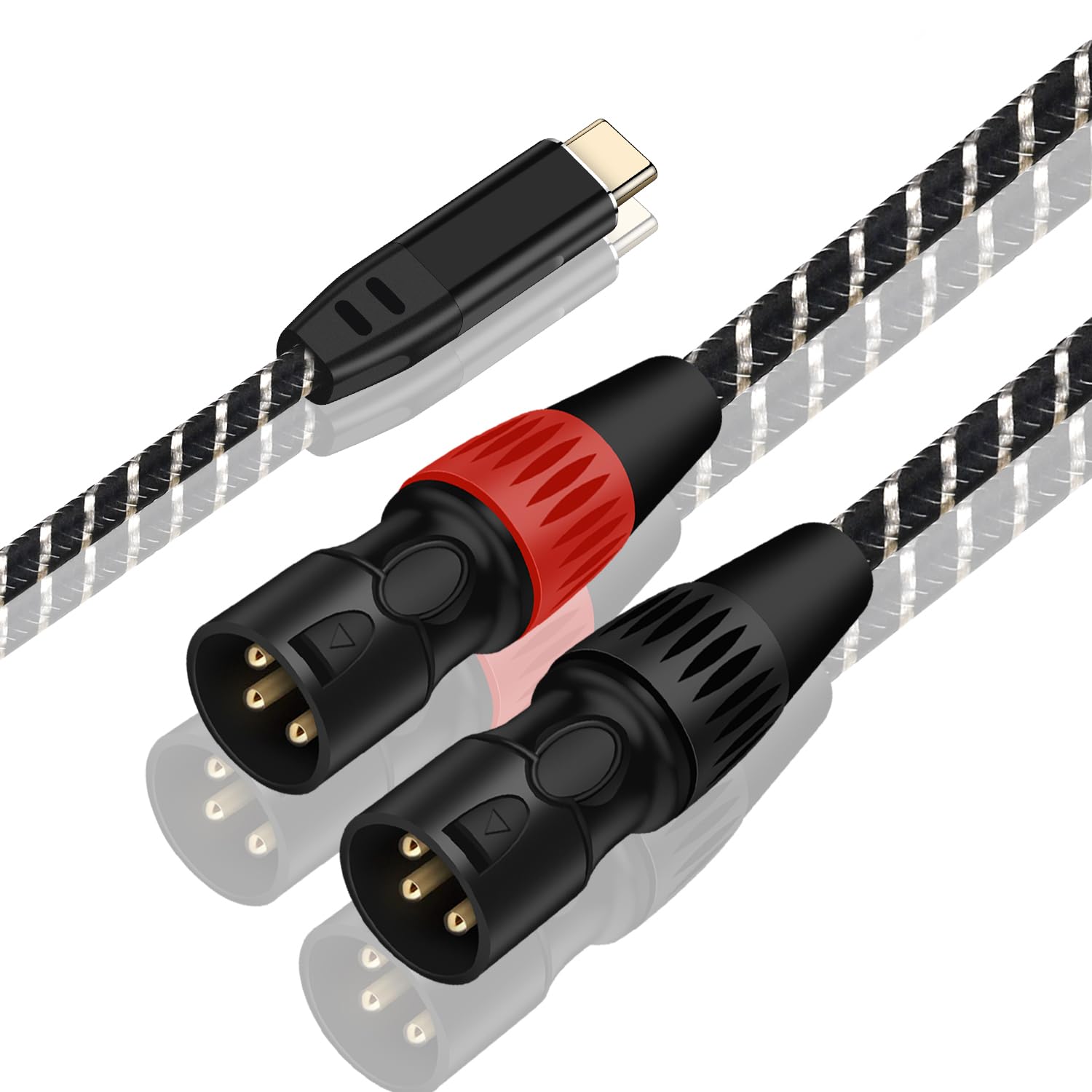 ESWN DNXB USB C to XLRx2 Type C to 2XLR Microphone Cable USB Type C to XLR Male Output Stereo Cable for Mixer 1.5M (Male) Amplifier, Speaker, Console,
ESWN DNXB USB C to XLRx2 Type C to 2XLR Microphone Cable USB Type C to XLR Male Output Stereo Cable for Mixer 1.5M (Male) Amplifier, Speaker, Console,