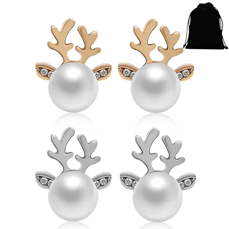Zoomers earrings ladies pearl animal motif deer animal gold cute simple South Korea zirconia wedding christmas present gift birthday anniversary
Zoomers earrings ladies pearl animal motif deer animal gold cute simple South Korea zirconia wedding christmas present gift birthday anniversary