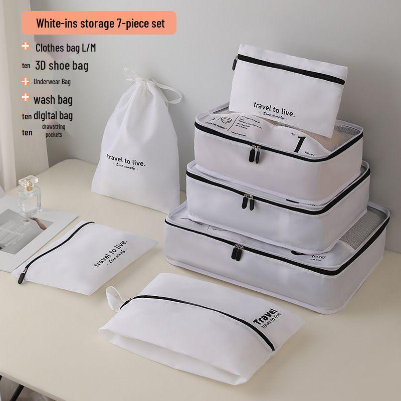 Nordic Travel Storage Bag Set: 7-Piece Portable Organizer for Underwear, Socks, and Makeup. білий
Nordic Travel Storage Bag Set: 7-Piece Portable Organizer for Underwear, Socks, and Makeup. білий