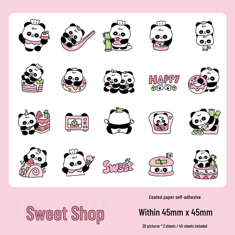 Cute Panda Series Sticker Pack: Adorable Animals for Journals & DIY Crafts
Cute Panda Series Sticker Pack: Adorable Animals for Journals & DIY Crafts