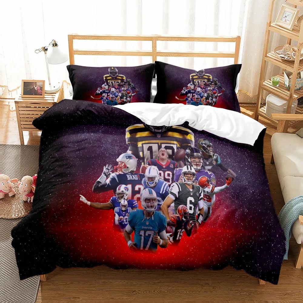 American Football Sports Duvet Cover Set UK Single Double Queen US Twin Full King Size Animal Bedclothes 70x133cm 2pcs
American Football Sports Duvet Cover Set UK Single Double Queen US Twin Full King Size Animal Bedclothes 70x133cm 2pcs
