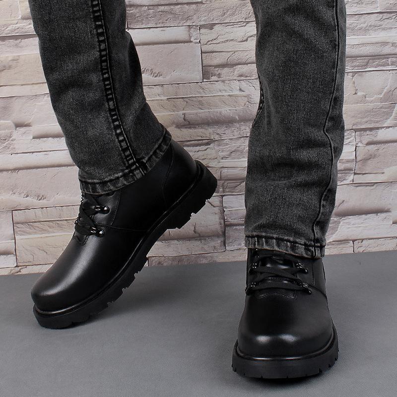 Winter velvet warm high-top medium boots are fashionable and simple, with thick soles to increase the height of the first layer of real cowhide Martin 37
Winter velvet warm high-top medium boots are fashionable and simple, with thick soles to increase the height of the first layer of real cowhide Martin 37