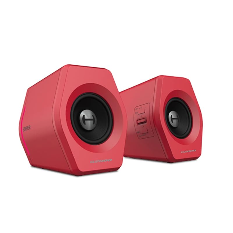 Edifier Hecate gaming speakers G2000 16W output Bluetooth 4.2 full range speaker USB/3.5mm With RGB light red [Japanese authorized distributor
Edifier Hecate gaming speakers G2000 16W output Bluetooth 4.2 full range speaker USB/3.5mm With RGB light red [Japanese authorized distributor