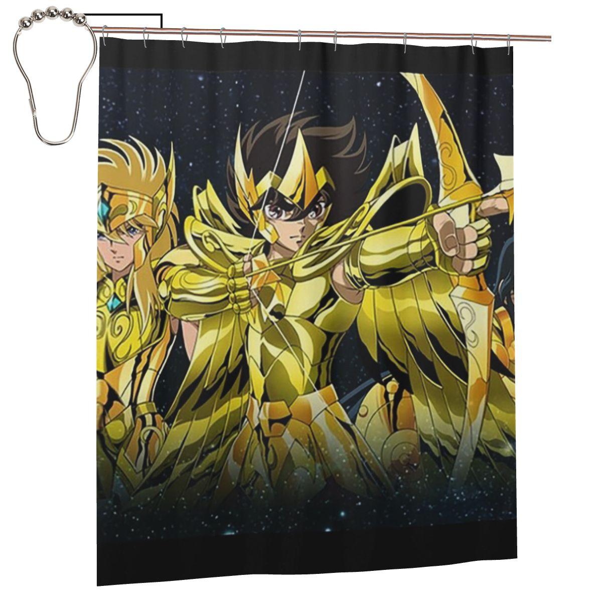 Knights Of The Zodiac Chevaliers Du Zodiaque Shower Curtain Bathroom Polyester Waterproof Bath Curtains With Hooks W60H190(CM)-1 Pcs
Knights Of The Zodiac Chevaliers Du Zodiaque Shower Curtain Bathroom Polyester Waterproof Bath Curtains With Hooks W60H190(CM)-1 Pcs