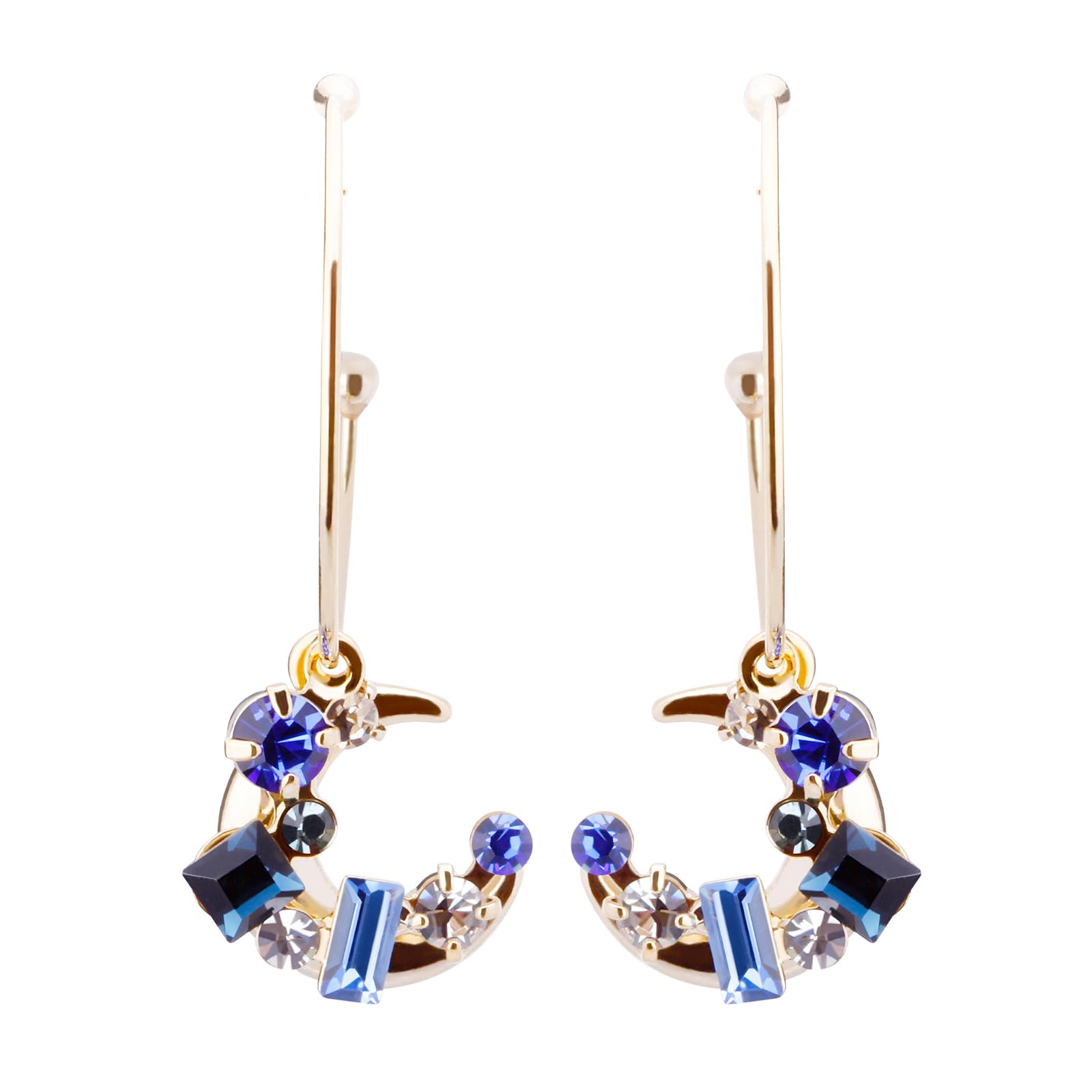 LOKUMI Made in Crescent Preciosa Crystal Hoop Crescent Moon Nickel Gold x Earrings, Japan, Hypoallergenic, Moon, Hoop, Earrings, Bijou, Crescent,
LOKUMI Made in Crescent Preciosa Crystal Hoop Crescent Moon Nickel Gold x Earrings, Japan, Hypoallergenic, Moon, Hoop, Earrings, Bijou, Crescent,