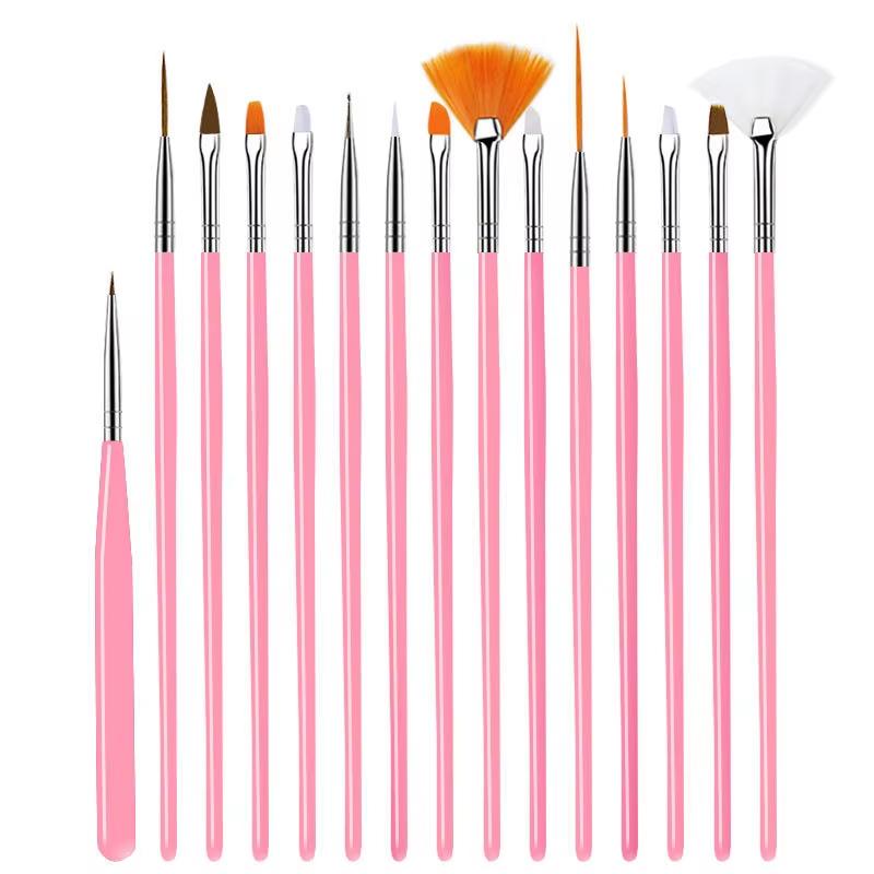15/20Pcs Fine Detail Paint Brush Set Acrylic UV Gel Drawing Dotting Manicure Nail Art Design Tools Makeup Accessorie Gel Brush
15/20Pcs Fine Detail Paint Brush Set Acrylic UV Gel Drawing Dotting Manicure Nail Art Design Tools Makeup Accessorie Gel Brush
