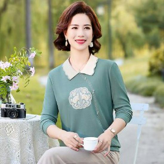 2026 Spring Plus Size Loose Long Sleeve T-shirt for Middle-aged and Elderly Women 5XL зелёный
2026 Spring Plus Size Loose Long Sleeve T-shirt for Middle-aged and Elderly Women 5XL зелёный