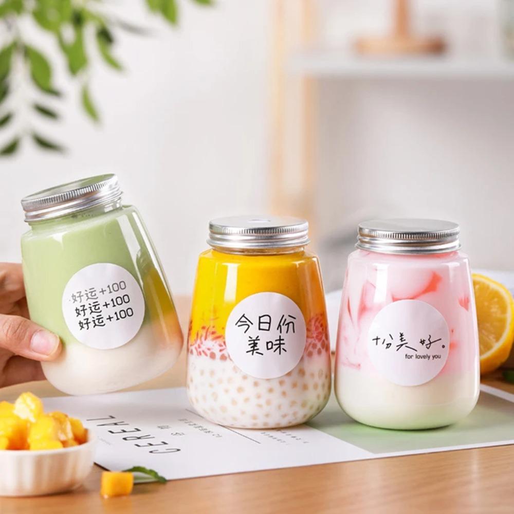 Transparent Commercial Juice Bottle Food Grade Plastic Beverage Bottle Business 360ml no Straw
Transparent Commercial Juice Bottle Food Grade Plastic Beverage Bottle Business 360ml no Straw