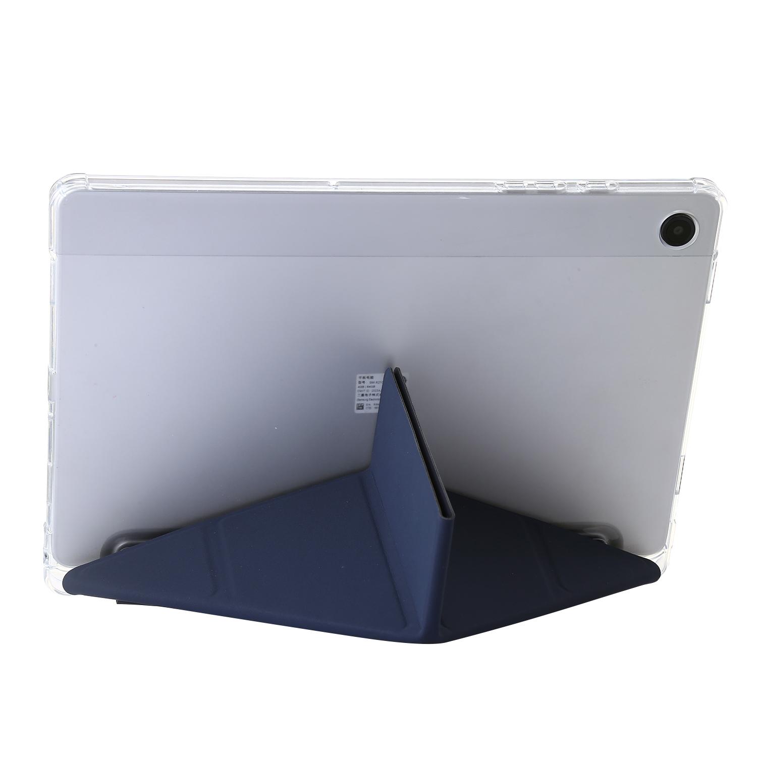 For Samsung Galaxy Tab A9 Case PU+Acrylic+TPU Auto Wake/Sleep Tablet Stand Cover Dark Blue 
For Samsung Galaxy Tab A9 Case PU+Acrylic+TPU Auto Wake/Sleep Tablet Stand Cover Dark Blue