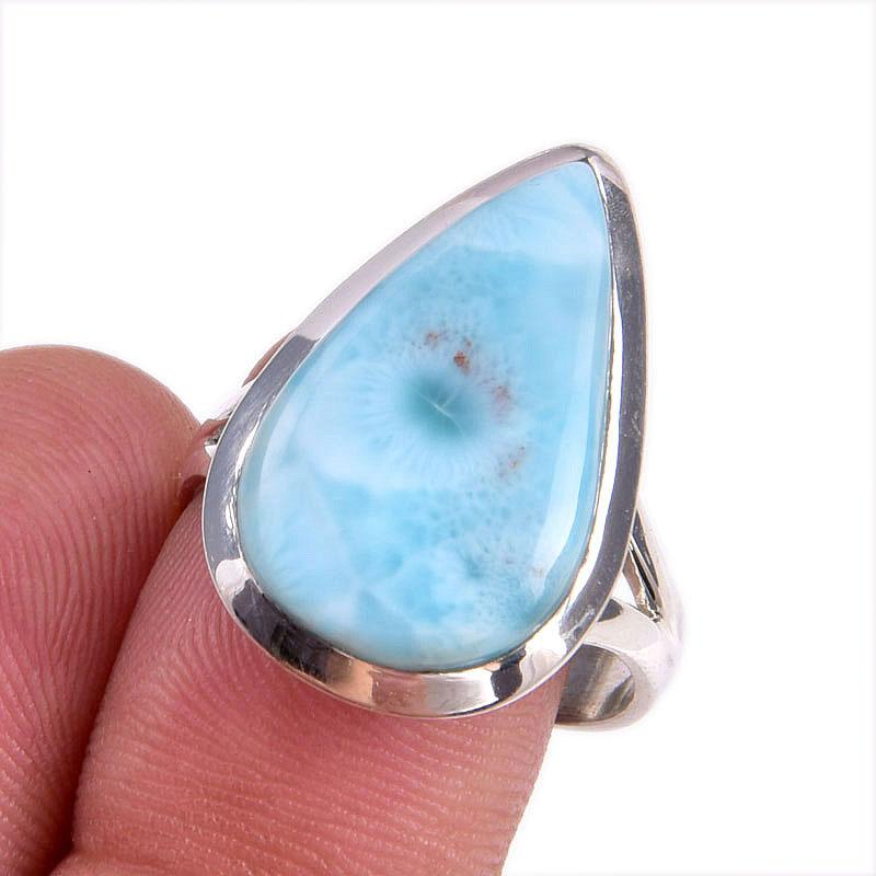Кольцо из стерлингового серебра 925 пробы с драгоценным камнем Natural Republic Larimar S.9 n4R35
Кольцо из стерлингового серебра 925 пробы с драгоценным камнем Natural Republic Larimar S.9 n4R35