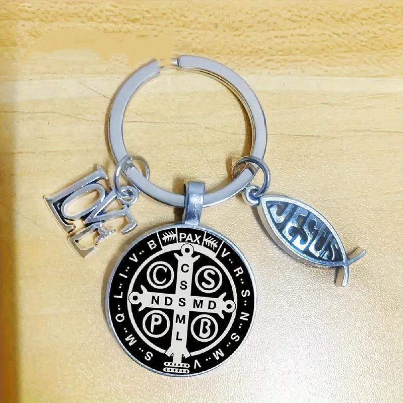 Retro Jesus Love Gem Keychain Pendant
Retro Jesus Love Gem Keychain Pendant