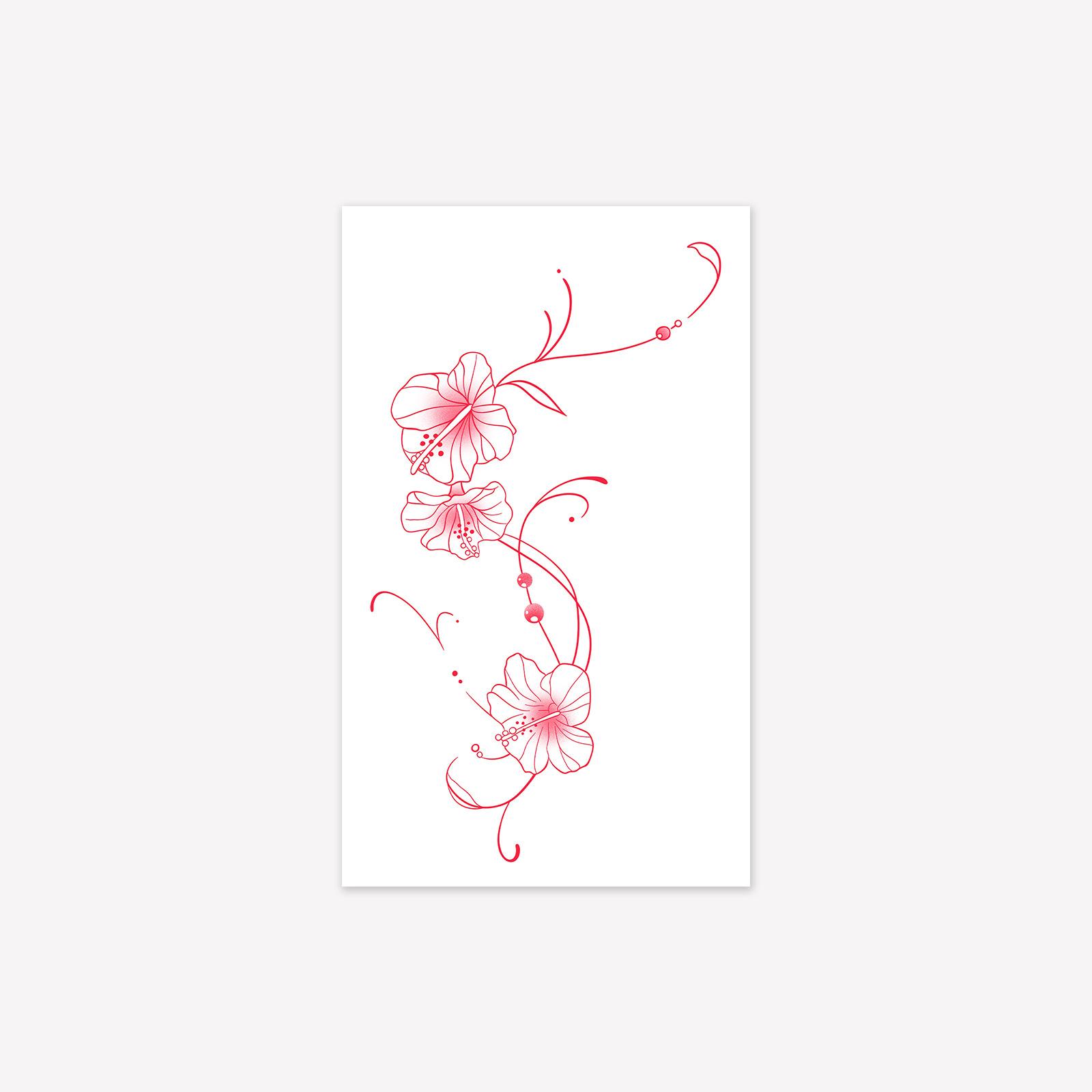 New Chinese Red Flower Tattoo Sticker, High-End Line Design, Waterproof And Wear-Resistant, Personalized Sticker 9*15
New Chinese Red Flower Tattoo Sticker, High-End Line Design, Waterproof And Wear-Resistant, Personalized Sticker 9*15