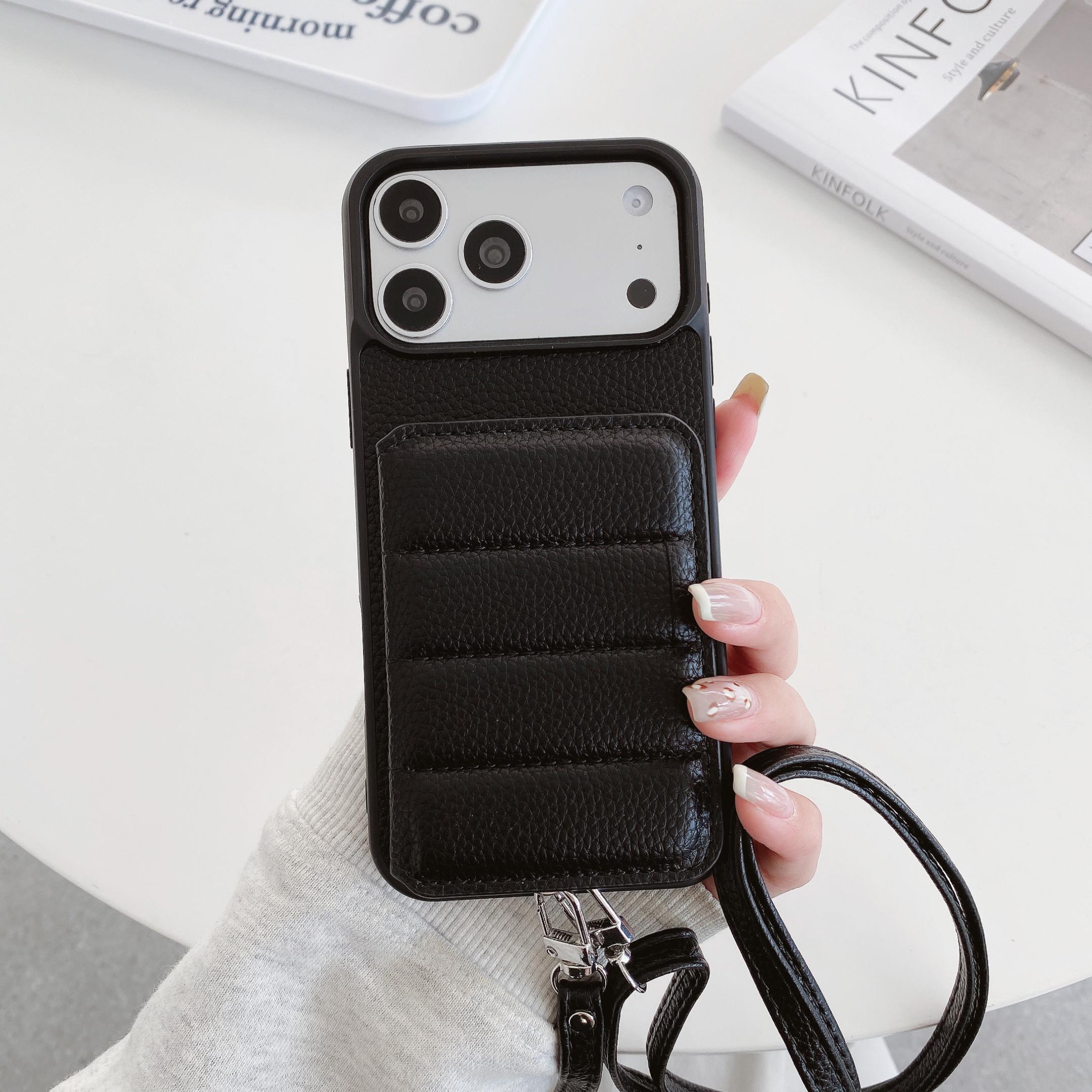 Leather Crossbody Holder Wallet Card Holder Phone Case for iPhone 17 Air 16E 16 15 13 12 14 11 Pro XS Max 8 Plus Cover iPhone Air чорний
Leather Crossbody Holder Wallet Card Holder Phone Case for iPhone 17 Air 16E 16 15 13 12 14 11 Pro XS Max 8 Plus Cover iPhone Air чорний
