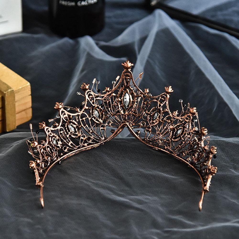 Wedding Girls Gift Bridal Crowns Baroque Crystal Tiara Black Rhinestone Crown Women Hair Hoop
Wedding Girls Gift Bridal Crowns Baroque Crystal Tiara Black Rhinestone Crown Women Hair Hoop