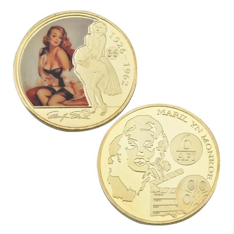 American actress, Marilyn Monroe commemorative coin, metal coin, die cast metal coin, gift collection
American actress, Marilyn Monroe commemorative coin, metal coin, die cast metal coin, gift collection