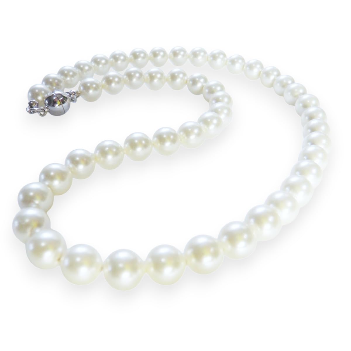 Pearl Necklace with Magnetic Clasp, 8mm Shell Pearls, 42cm Length, Formal Wear, Ceremony, Wedding, Graduation, Entrance Ceremony, Reception, etc.,
Pearl Necklace with Magnetic Clasp, 8mm Shell Pearls, 42cm Length, Formal Wear, Ceremony, Wedding, Graduation, Entrance Ceremony, Reception, etc.,