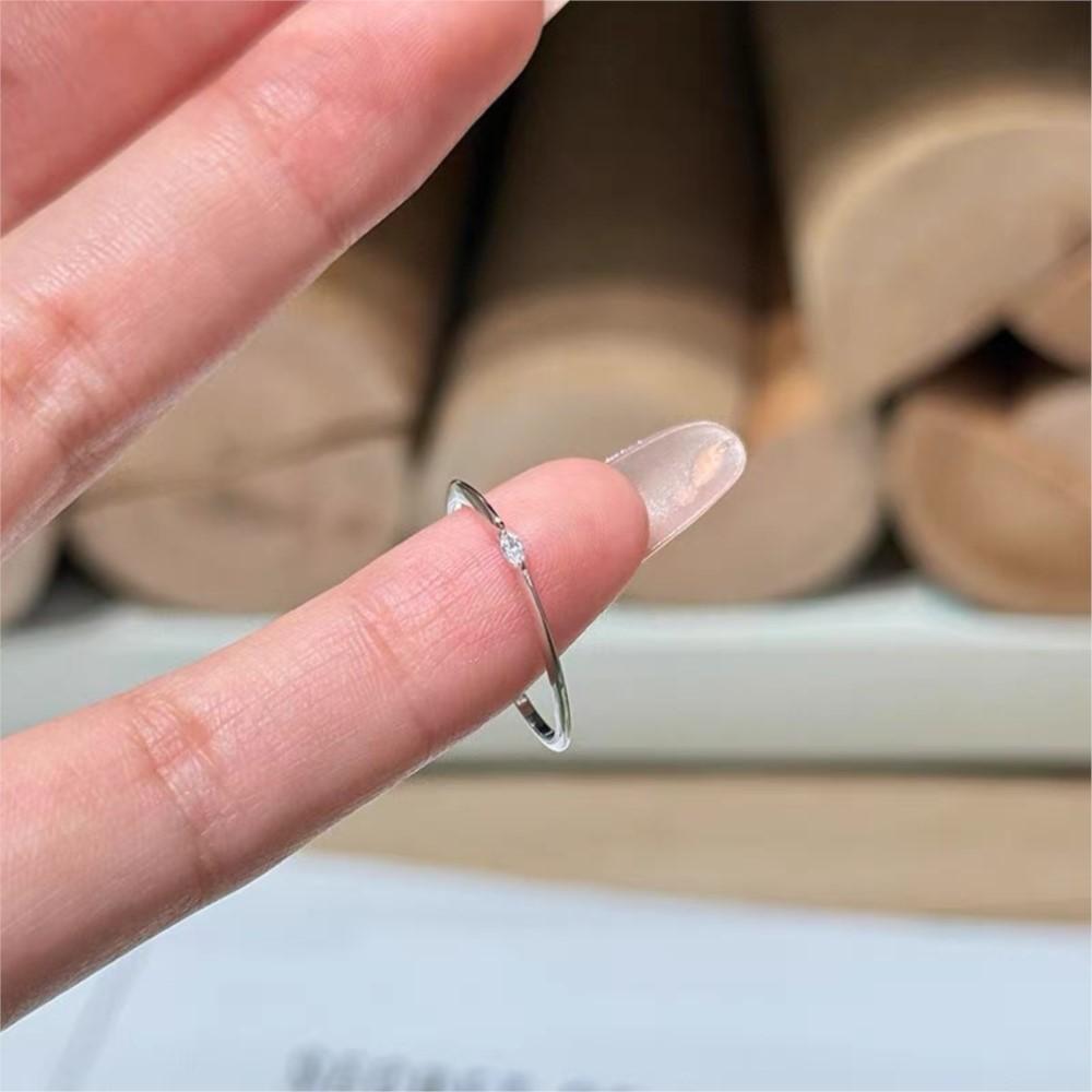 PANJBJ 925 Sterling Silver Zircon Geometry Rings for Women Extremely Fine Minimalism Office Versatile Jewelry Gift Dropshipping
PANJBJ 925 Sterling Silver Zircon Geometry Rings for Women Extremely Fine Minimalism Office Versatile Jewelry Gift Dropshipping