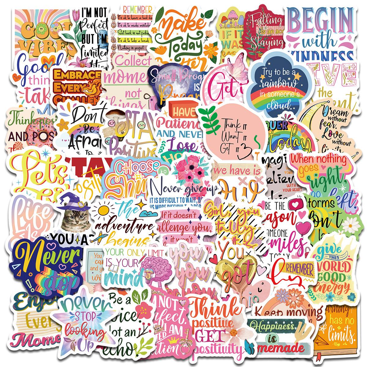 50 Inspirational English Text Ins Wind Cartoon Graffiti Stickers Diy Handbook Decorative Stickers
50 Inspirational English Text Ins Wind Cartoon Graffiti Stickers Diy Handbook Decorative Stickers