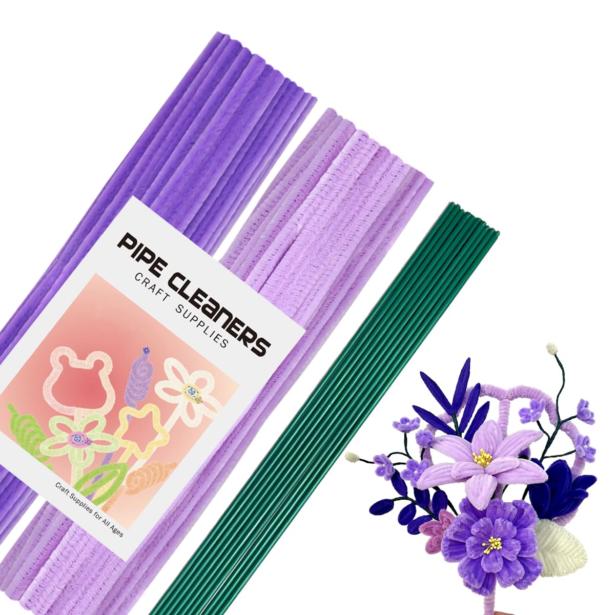 URSDIART Craft Mall Color Mix Artificial Flower Stems 100 Sticks 10 Sticks Children s Educational Toy Wire Art Skeleton Craft Supplies Purple Series
URSDIART Craft Mall Color Mix Artificial Flower Stems 100 Sticks 10 Sticks Children s Educational Toy Wire Art Skeleton Craft Supplies Purple Series