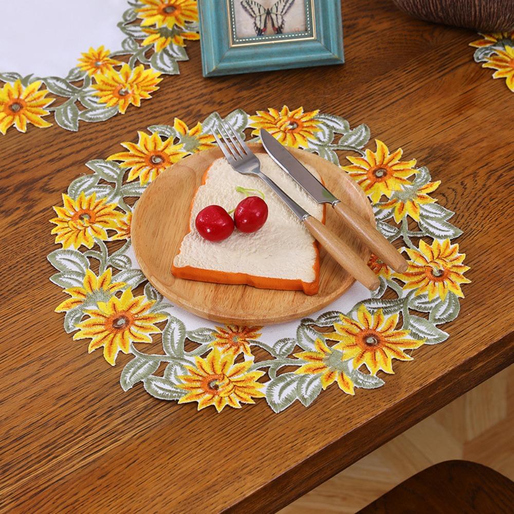 2шт водонепроницаемая скатерть с изображением подсолнуха роскошные обеденные коврики подставки под кофейные чашки коврик для гостиной
2шт водонепроницаемая скатерть с изображением подсолнуха роскошные обеденные коврики подставки под кофейные чашки коврик для гостиной