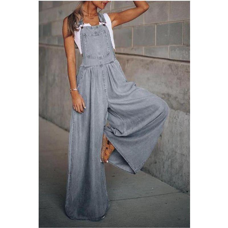 Свободный джинсовый комбинезон без рукавов для женщин Свободные джинсовые подтяжки без рукавов Gray M
Свободный джинсовый комбинезон без рукавов для женщин Свободные джинсовые подтяжки без рукавов Gray M