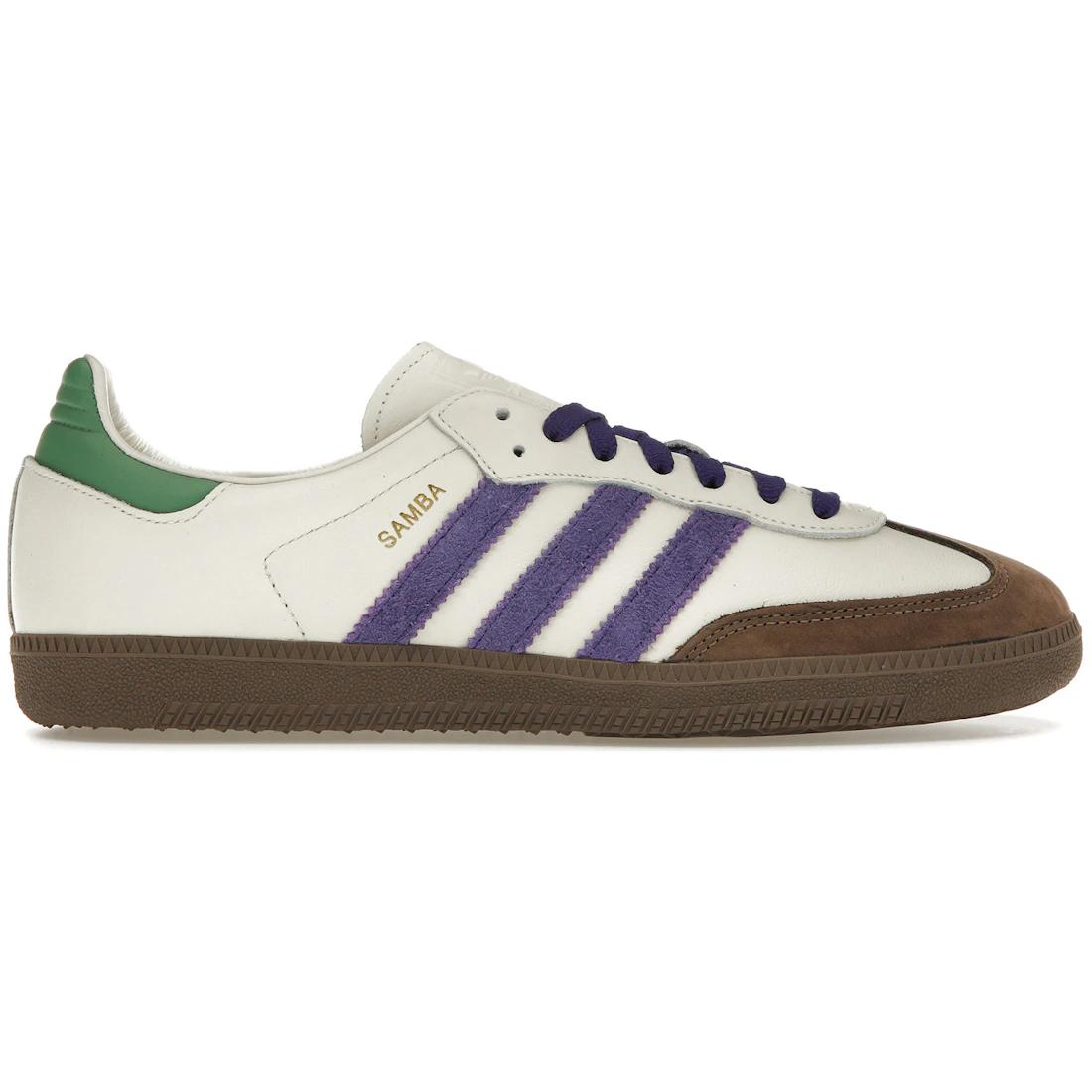 Кроссовки adidas Samba OG Молочно-белые Основной фиолетовый Зеленый Коричневый (Женский)(ID8329) 42
Кроссовки adidas Samba OG Молочно-белые Основной фиолетовый Зеленый Коричневый (Женский)(ID8329) 42