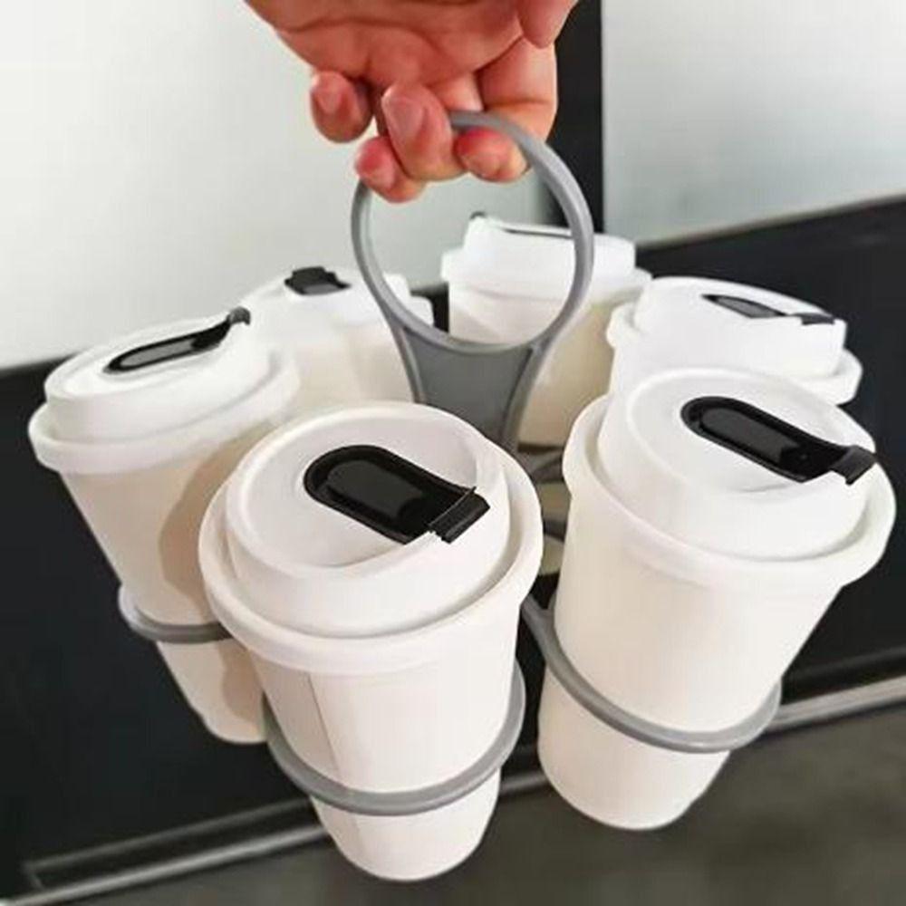 2Pcs Handheld Coffee Cup Holder Plastic Coffee Cup Carrier Holder Portable Folding Cup Holder KTV 2Pcs
2Pcs Handheld Coffee Cup Holder Plastic Coffee Cup Carrier Holder Portable Folding Cup Holder KTV 2Pcs