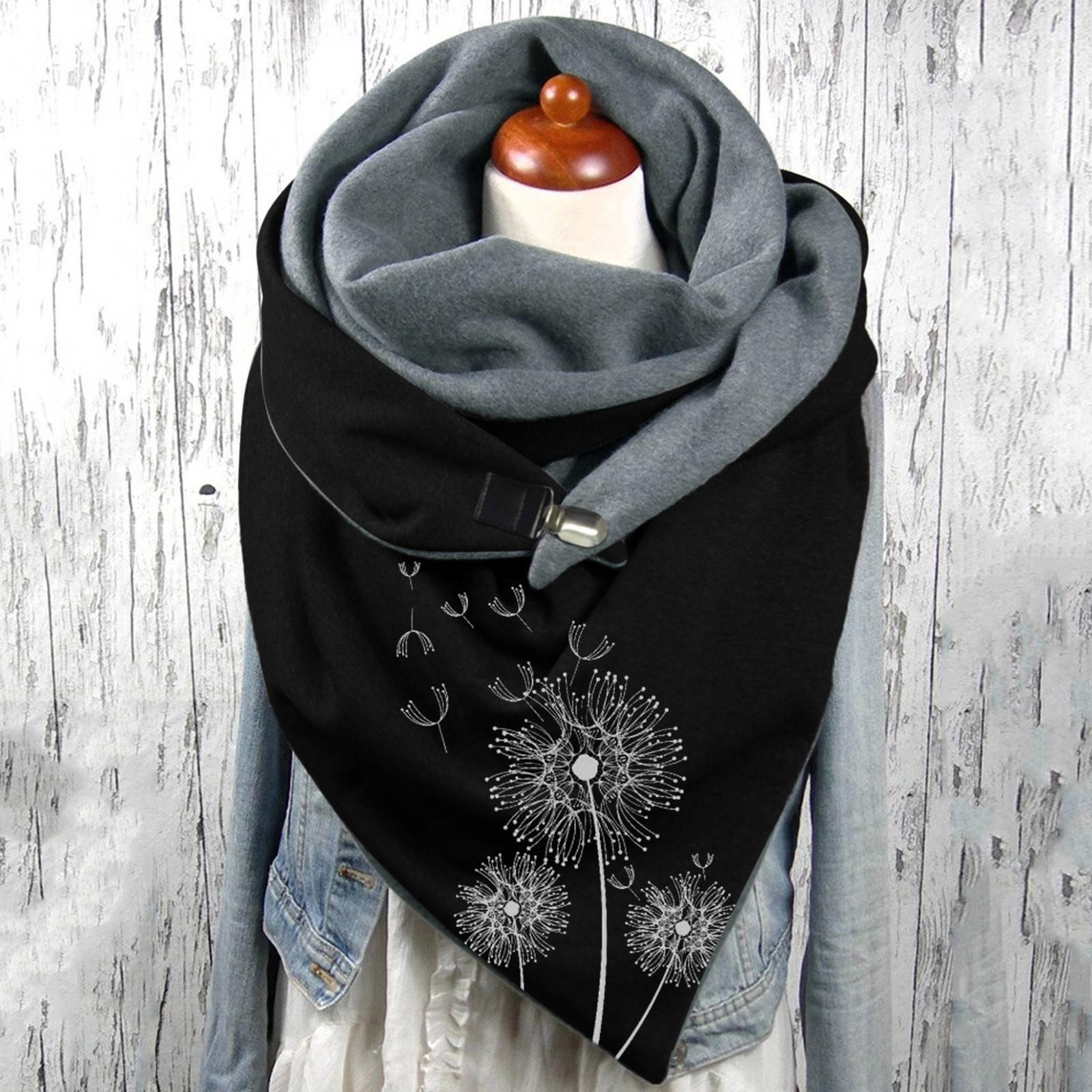 Unisex Scarf Printed Button Scarves Wrap Soft Warm Windshield Scarf One Size
Unisex Scarf Printed Button Scarves Wrap Soft Warm Windshield Scarf One Size