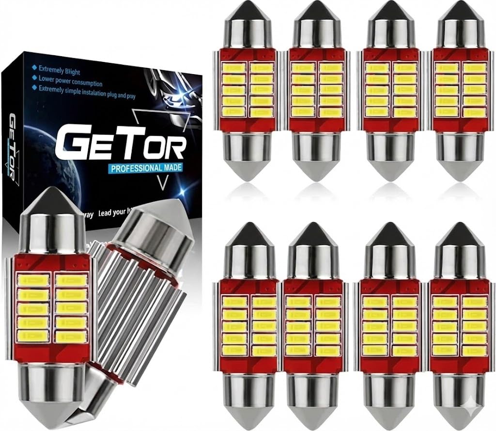 T10 x 31mm LED Room Lamp White Built-in Canceller 10SMD 10 pieces белый
T10 x 31mm LED Room Lamp White Built-in Canceller 10SMD 10 pieces белый