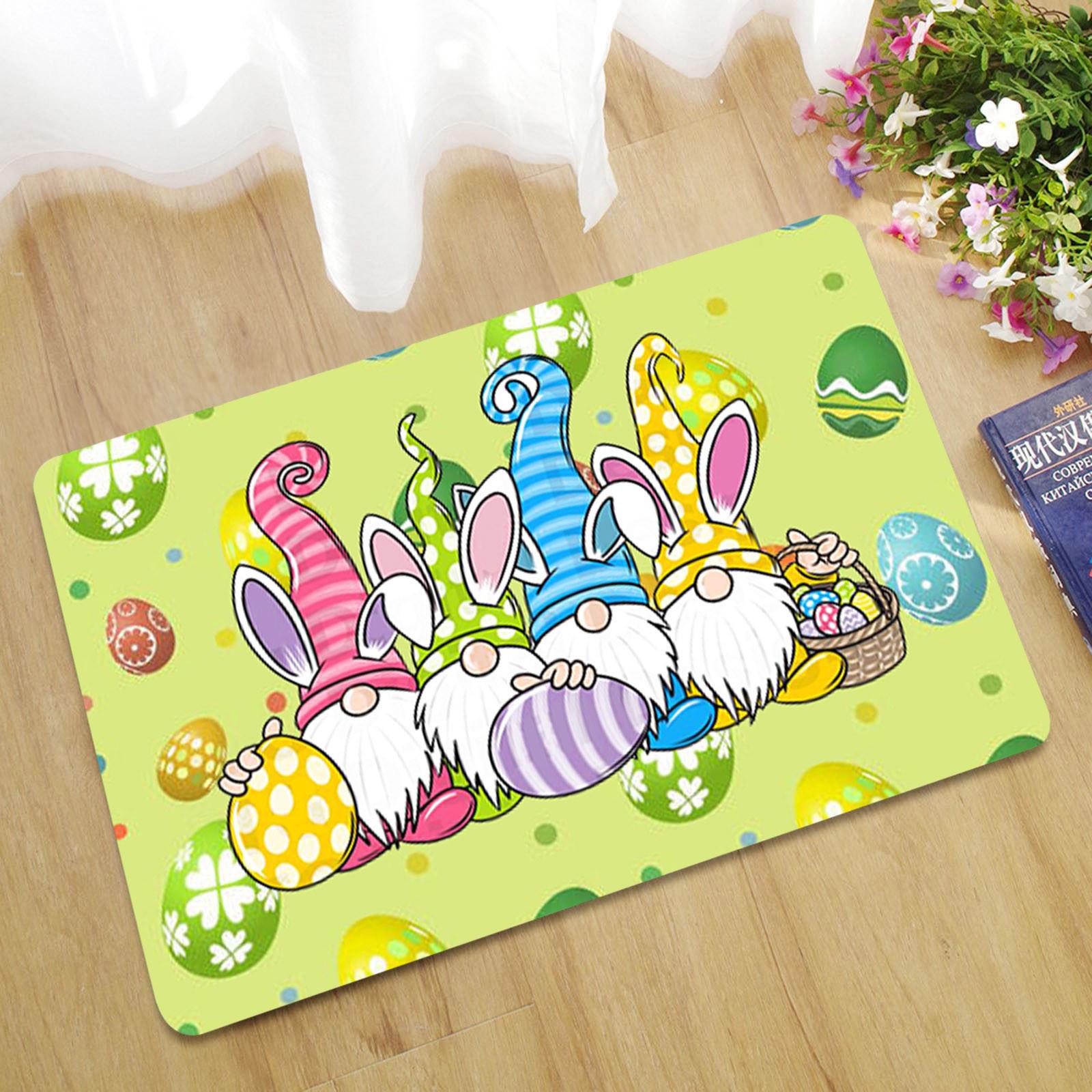 Пасхальный коврик для украшения дома, противоскользящий ковер на нижнем этаже, в помещении и на открытом воздухе
Пасхальный коврик для украшения дома, противоскользящий ковер на нижнем этаже, в помещении и на открытом воздухе