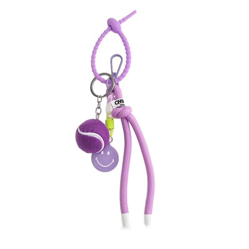 Colorful Smiley Face Tennis Keychain: Creative Korean Style Backpack Charm & Women s Gift with Nylon Rope синій
Colorful Smiley Face Tennis Keychain: Creative Korean Style Backpack Charm & Women s Gift with Nylon Rope синій