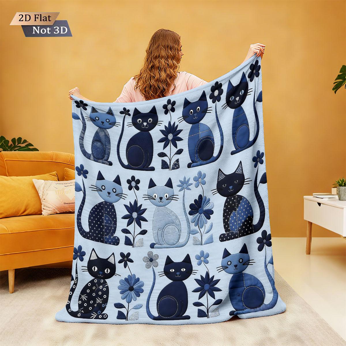 1pc Fabric Collage Cartoon Animal Print Flannel Blanket In Multiple Sizes, Comfortable, Soft, And Casual, Machine Washable 75cmx90cm
1pc Fabric Collage Cartoon Animal Print Flannel Blanket In Multiple Sizes, Comfortable, Soft, And Casual, Machine Washable 75cmx90cm