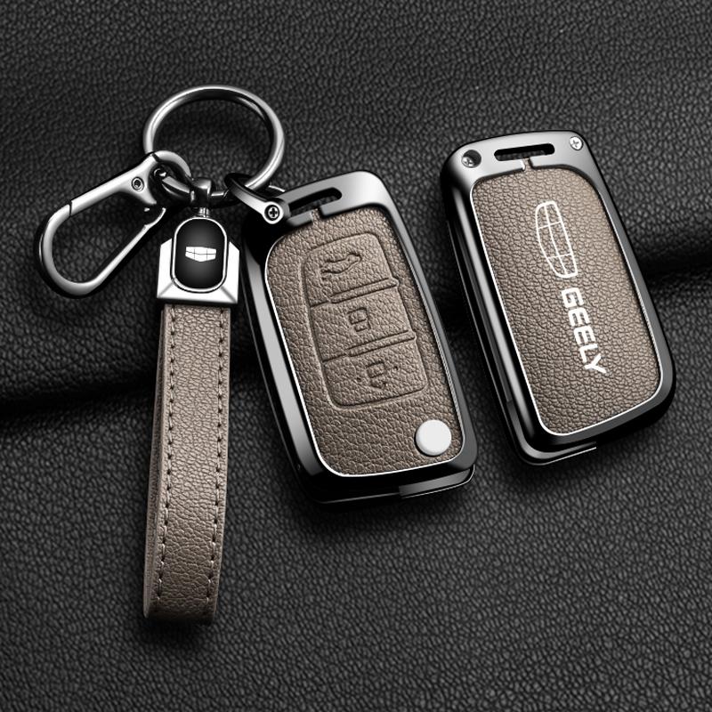 For Geely GX3 EC7 EC8 GC6 EC715 EC718 Emgrand7 EU7 EC7-RV EC718-RV 3 Buttons Metal Leather Car Key Case Cover Protect Shell
For Geely GX3 EC7 EC8 GC6 EC715 EC718 Emgrand7 EU7 EC7-RV EC718-RV 3 Buttons Metal Leather Car Key Case Cover Protect Shell