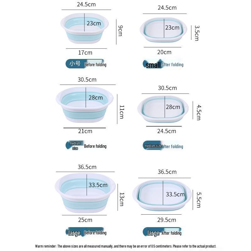 Collapsible Portable Washbasin: Foldable Plastic Basin for Dormitory, Student, Travel, and Home Use Small
Collapsible Portable Washbasin: Foldable Plastic Basin for Dormitory, Student, Travel, and Home Use Small