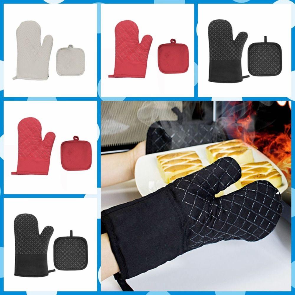 Silicone Plaid Pattern Oven Mitts With Pot Holder Insulated Glove Kitchen Gloves Bakery
Silicone Plaid Pattern Oven Mitts With Pot Holder Insulated Glove Kitchen Gloves Bakery