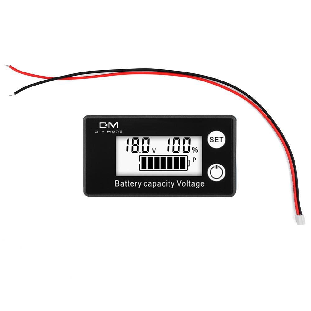 Battery Capacity Indicator DC 8V-100V Lead Acid Lithium LiFe PO4 Car Motorcycle Voltmeter Voltage Gauge 12V 24V 48V 72V
Battery Capacity Indicator DC 8V-100V Lead Acid Lithium LiFe PO4 Car Motorcycle Voltmeter Voltage Gauge 12V 24V 48V 72V