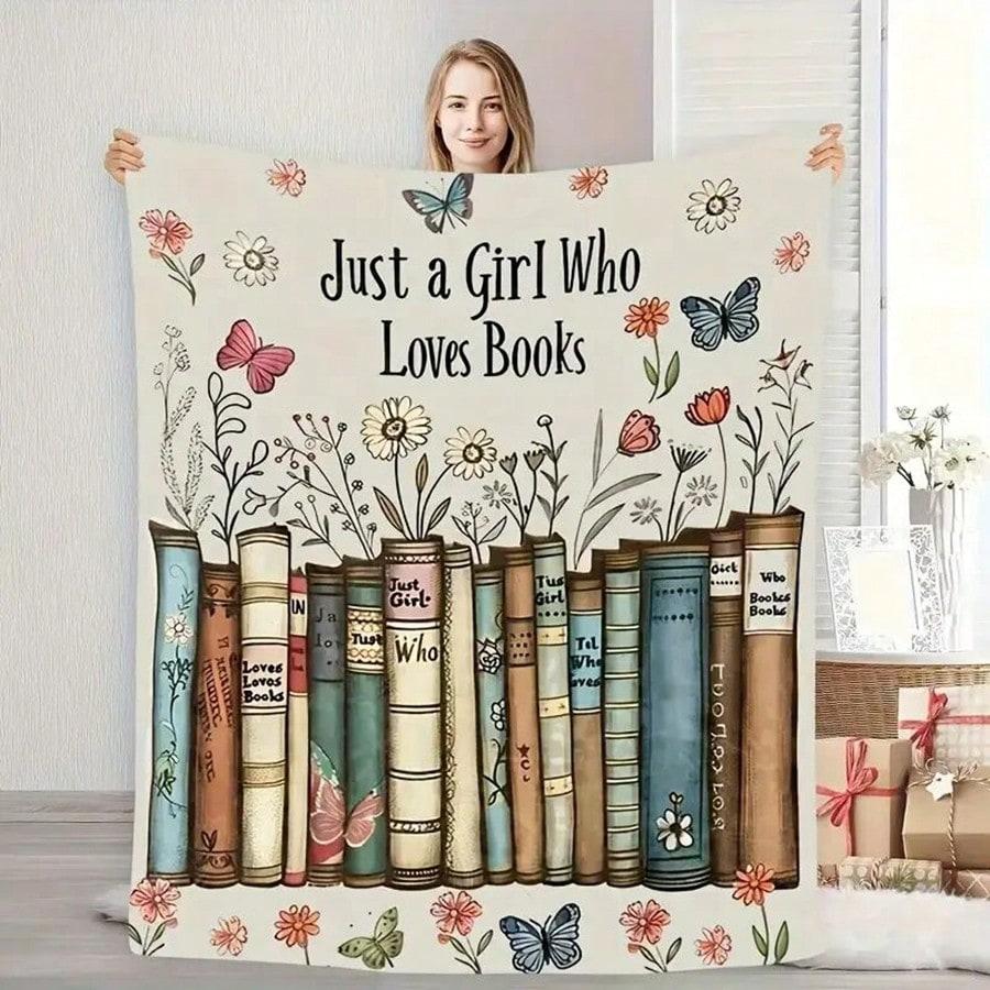 1pc Floral Book Stack Gift for Daughter Flannel Blanket, 2D Print Soft Warm Throw, All Season Cozy Blanket for Bedroom Living Ro 75x90cm
1pc Floral Book Stack Gift for Daughter Flannel Blanket, 2D Print Soft Warm Throw, All Season Cozy Blanket for Bedroom Living Ro 75x90cm