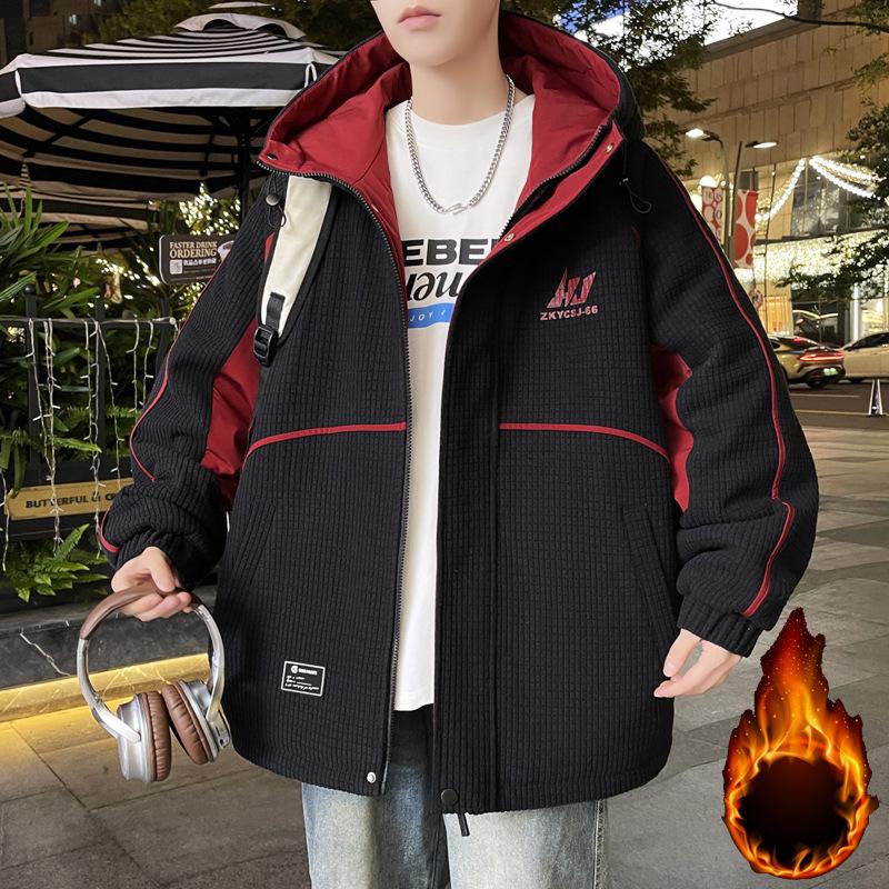 Men s Winter Coral Fleece Hooded Jacket - Thickened, Warm, Hong Kong Style for Teens 3XL чорний
Men s Winter Coral Fleece Hooded Jacket - Thickened, Warm, Hong Kong Style for Teens 3XL чорний