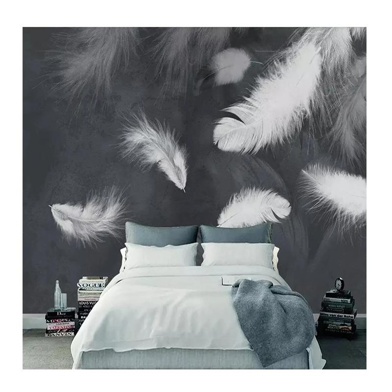 Black And White Mural 3d Wallpaper Modern Minimalist White Feather Tv Sofa Background Living Room Bedroom Wallpaper 200 cm(W) x 140 cm(H)
Black And White Mural 3d Wallpaper Modern Minimalist White Feather Tv Sofa Background Living Room Bedroom Wallpaper 200 cm(W) x 140 cm(H)