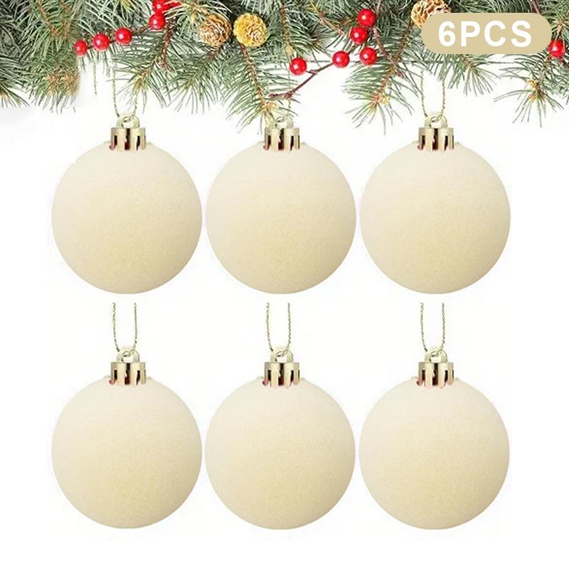 6Pcs 4/5/6/8CM Flocked Christmas Balls Christmas Decorations Hanging Balls Christmas Tree Ornaments 3CM
6Pcs 4/5/6/8CM Flocked Christmas Balls Christmas Decorations Hanging Balls Christmas Tree Ornaments 3CM