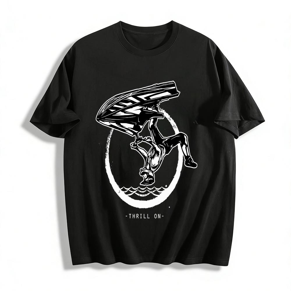 Extreme Wakeboarding Print Cool Tee For Water Sports Enthusiasts Pure cotton T-shirt XXS
Extreme Wakeboarding Print Cool Tee For Water Sports Enthusiasts Pure cotton T-shirt XXS