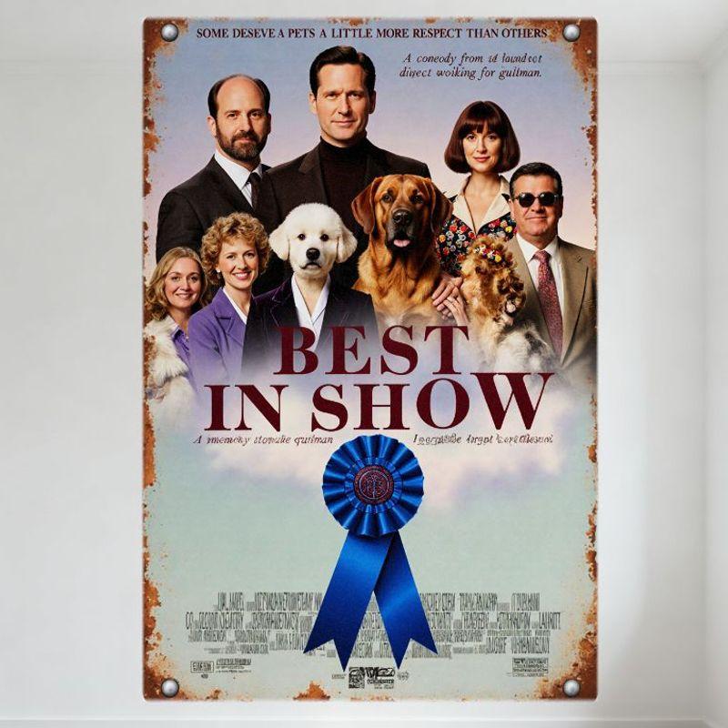 Best in Show Movie Metal Tin Sign Vintage Dog Show Comedy Poster for Home Bar Man Cave Decor 20x30cm(7.8x11.8inch)
Best in Show Movie Metal Tin Sign Vintage Dog Show Comedy Poster for Home Bar Man Cave Decor 20x30cm(7.8x11.8inch)