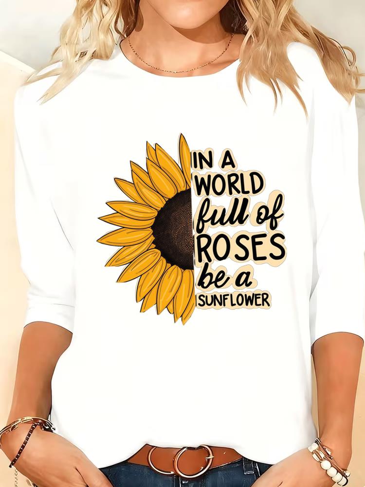 (Asian Size) beach flower Print autumn winter spring Women Female Clothing Casual Tee o-neck Long Sleeve T Shirt Fashion Top Graphic T-shirts L
(Asian Size) beach flower Print autumn winter spring Women Female Clothing Casual Tee o-neck Long Sleeve T Shirt Fashion Top Graphic T-shirts L