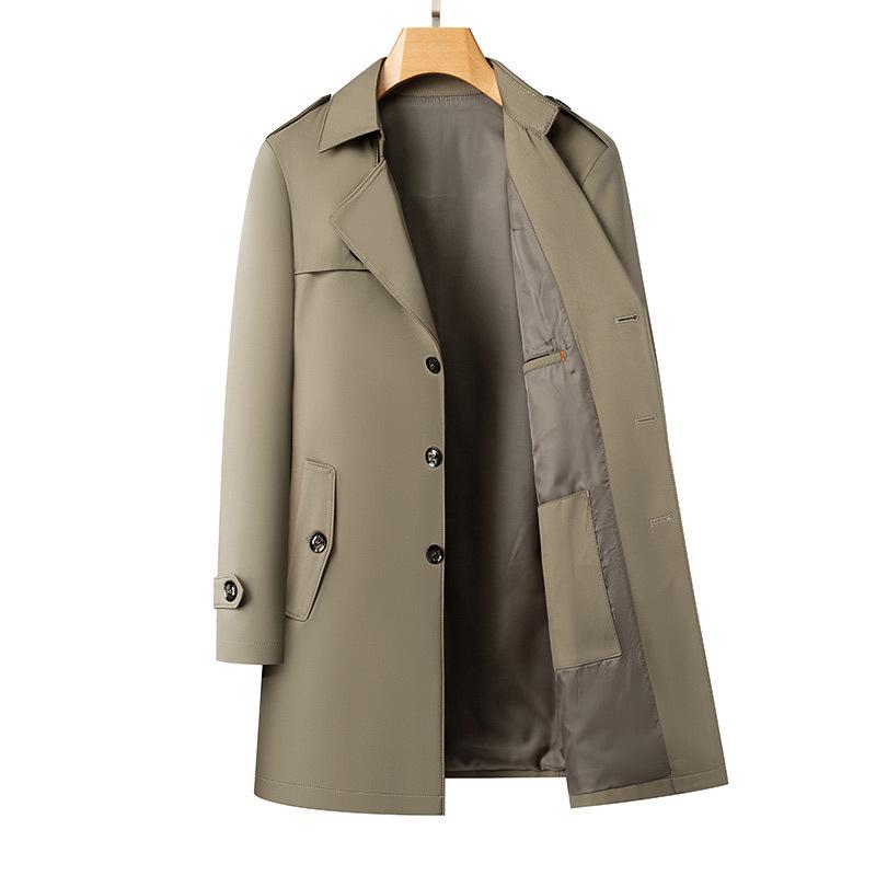 Men s Urban Fashion Mid-Length Trench Coat - Spring/Autumn Style for All Ages, Business Casual, Plus Size Available. 3XL
Men s Urban Fashion Mid-Length Trench Coat - Spring/Autumn Style for All Ages, Business Casual, Plus Size Available. 3XL