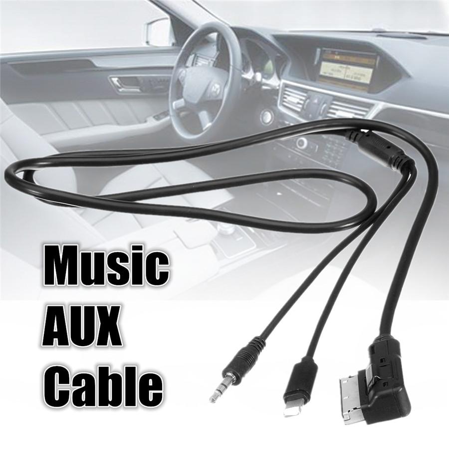 Durable 47 Mmi Music Aux Cable With 8-Pin Charger In Black For Mercedes-Benz 09-14
Durable 47 Mmi Music Aux Cable With 8-Pin Charger In Black For Mercedes-Benz 09-14