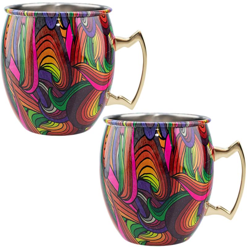 2Pcs New Cocktail Wine Cup Moscow Mule Mug Stainless Steel Hammered Copper Plated 550ML Beer Cup Bar Drinkware 500ml
2Pcs New Cocktail Wine Cup Moscow Mule Mug Stainless Steel Hammered Copper Plated 550ML Beer Cup Bar Drinkware 500ml