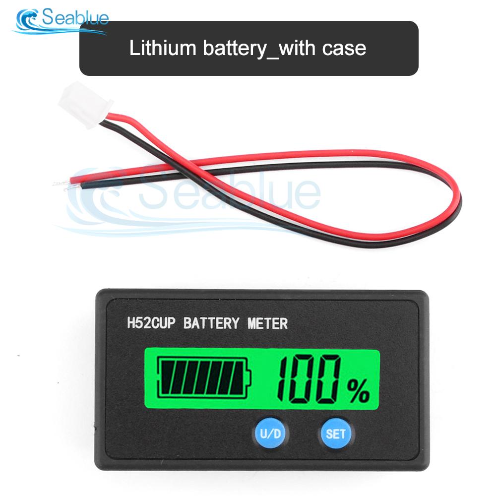H52 Battery Capacity Indicator 12V 24V 36V 48V 60V 72V Lead Acid Lithium LiFePO4 Voltmeter Voltage Gauge for Car Motorcycle
H52 Battery Capacity Indicator 12V 24V 36V 48V 60V 72V Lead Acid Lithium LiFePO4 Voltmeter Voltage Gauge for Car Motorcycle