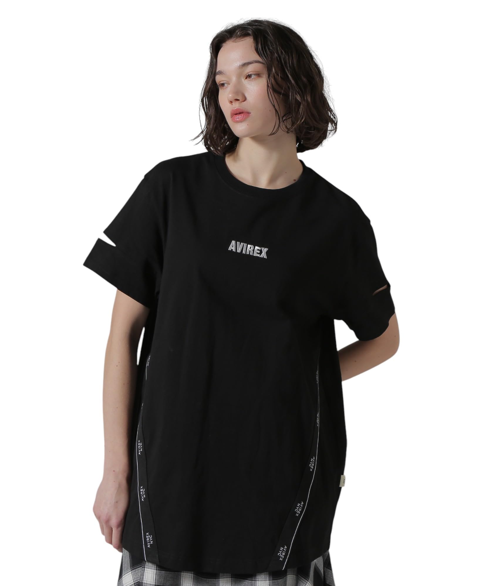 AVIREX CUFFS OPEN LOGO TAPE EMBROIDERED ONEPIECE Women s F 010 black 783-5117603
AVIREX CUFFS OPEN LOGO TAPE EMBROIDERED ONEPIECE Women s F 010 black 783-5117603