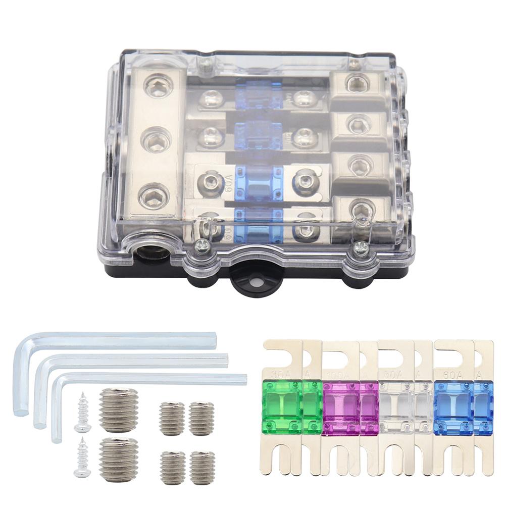Mini Fuse Holder Stereo Audio ANL Fuse Holder Power Distribution Block Fuse Box Car Audio Modification
Mini Fuse Holder Stereo Audio ANL Fuse Holder Power Distribution Block Fuse Box Car Audio Modification